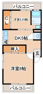津崎マンション【2階】の間取り