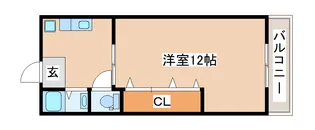 須磨南ハイツ【4階】の間取り