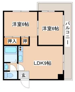 ダイバーシティ神戸長田C棟【2階】の間取り