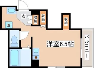 プラドール東須磨【602号室】の間取り