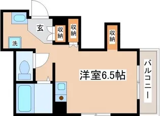 プラドール東須磨【602号室】の間取り