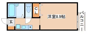 ブリュンヒルト【2階】の間取り