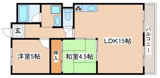 ベルトゥリー須磨【3階】の間取り