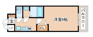 プレサンス神戸長田マリエント【7階】の間取り