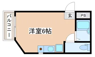ベル板宿【2階】の間取り