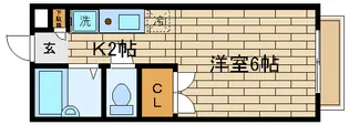 メゾンマーメイド【1階】の間取り
