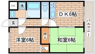 メゾンドルミエール妙法寺【4階】の間取り