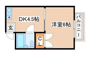 ルミエール須磨【2階】の間取り