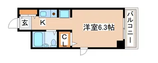 ロマネスク長田【301号室】の間取り
