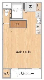メゾン・ド・シーザリオ【4階】の間取り
