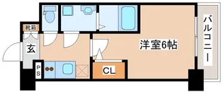 エスリード神戸兵庫駅アクアヴィラ【7階】の間取り