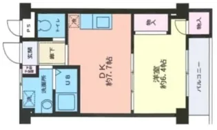 夢野アパートメント【2階】の間取り