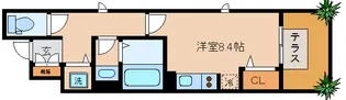 メゾンエトワール神戸西山町【101号室】の間取り