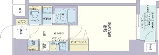 レジデンス神戸グルーブHarborWest【6階】の間取り