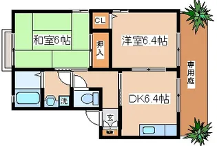 メゾン西山A【103号室】の間取り