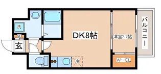 セレニテ神戸西エクラ【6階】の間取り