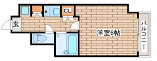 S-FORT神戸三宮北【4階】の間取り