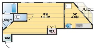稗原マンション【3階】の間取り