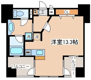 プレジール三ノ宮【5階】の間取り