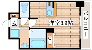 ファーストフィオーレ三宮イーストⅡ【5階】の間取り