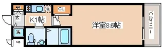 S−RESIDENCE神戸磯上通【11階】の間取り