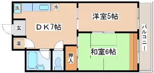 甲南ビル【3階】の間取り