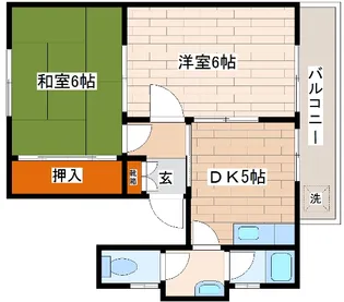 ヒルト丸山【3階】の間取り