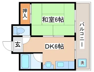 メゾン琵琶【4階】の間取り