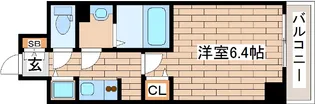 プレサンスみなと元町駅前【5階】の間取り