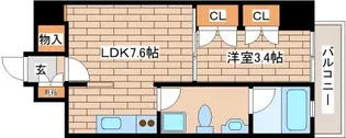 ジープラス【5階】の間取り
