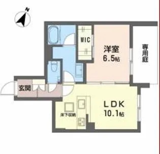 シャーメゾンガーデンズ山本通【1階】の間取り