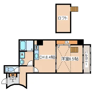 サンビルダーパールビル【4階】の間取り