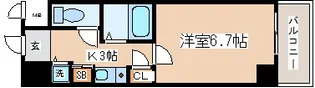 ロイヤルヒル神戸三ノ宮Ⅱ【3階】の間取り