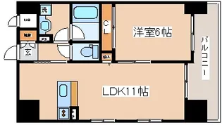 CITYSPIRE新神戸【3階】の間取り