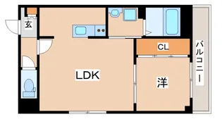 サンシエ神戸元町【4階】の間取り