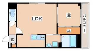 サンシエ神戸元町【4階】の間取り