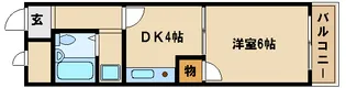 シャトルウッド【1階】の間取り