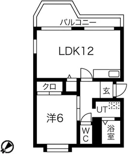 カインド小野【3階】の間取り