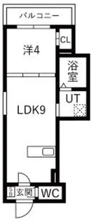 AXIACITY神戸松原【1階】の間取り