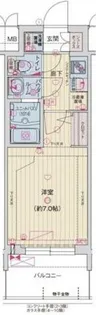 ソルテラスKOBE湊町【7階】の間取り