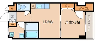 夢野アパートメント【307号室】の間取り