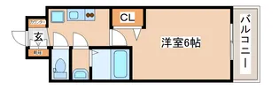 プレサンス神戸マリエント【7階】の間取り
