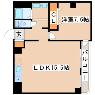 アバントコート明石【602号室】の間取り
