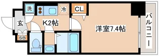 アドバンス神戸セラフィム【12階】の間取り