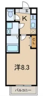 Pohili甲子園【3階】の間取り