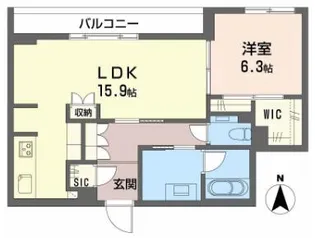シークリサンス岡本【3階】の間取り