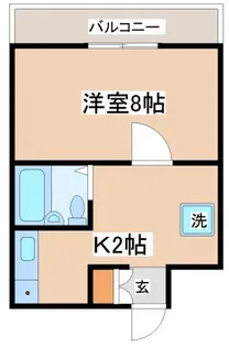 フルール名谷【311号室】の間取り