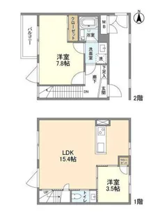 RA-ASHIYA【2階】の間取り