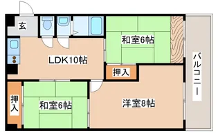 ダイバーシティ神戸長田A棟【A304号室】の間取り