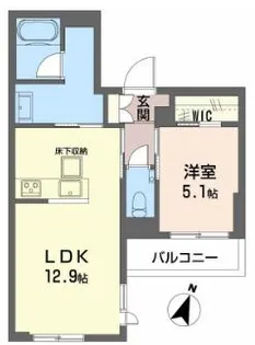 ShaMaison Gardens 六甲【1階】の間取り